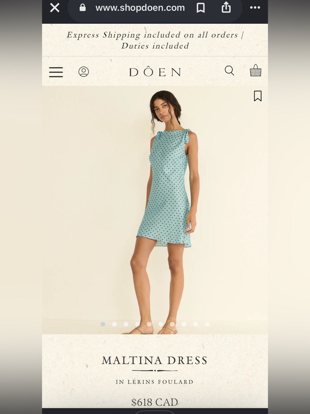 DÔEN MALTINA DRESS - Picture 14 of 15